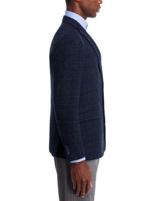 Tonal Textured Plaid Sport Coat
