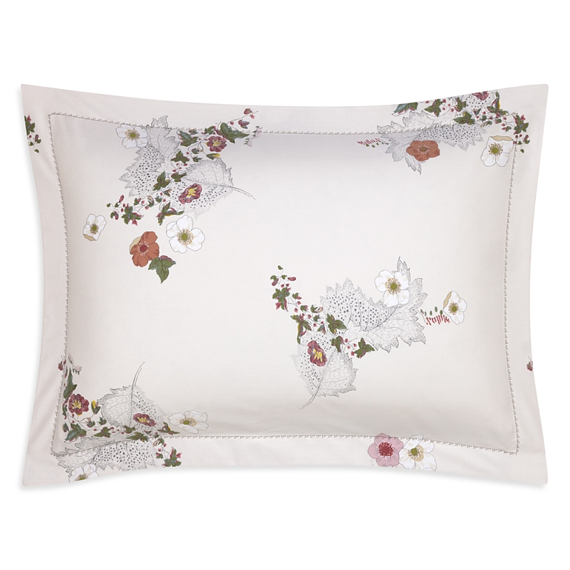 Yves Delorme Corolles Sham, Standard In White