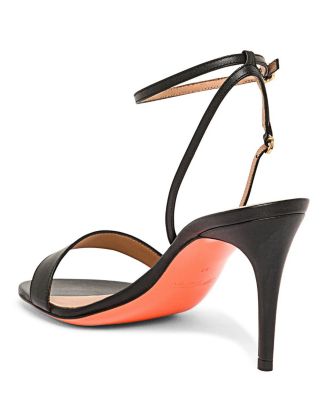  Women's Leather High Heel Sandal