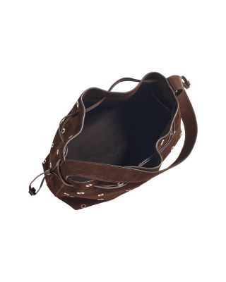 The Suede Drawstring Shoulder Bag
