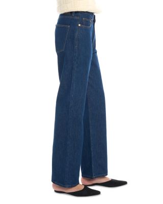 Sade High Rise Straight Jeans in Indigo