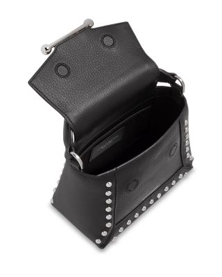 Mosaic Nano Studs Leather Crossbody Bag