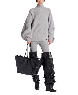  Track Zips Calfskin Tote Bag