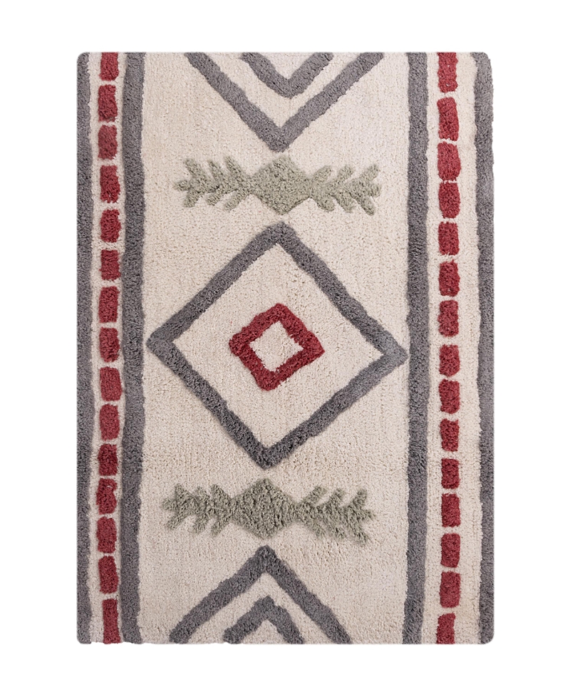 Gauri Kohli Gohana Bath Mat, 36 L X 24 W In Multi