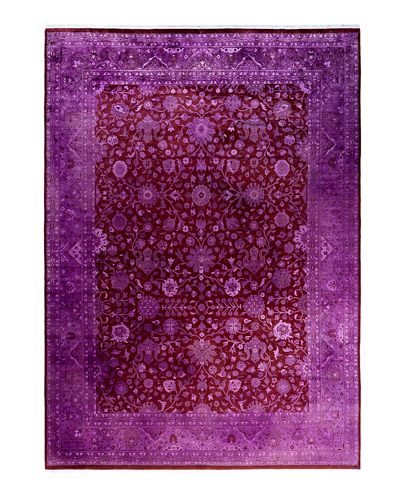 Bloomingdale's Fine Vibrance M1432 Area Rug, 9'2x12'5 In Purple