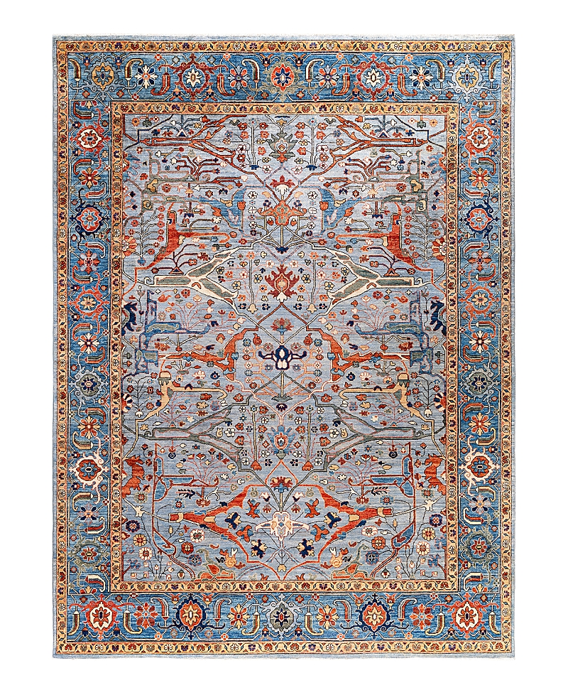 Bloomingdale's Serapi M0103-144 Area Rug, 8'10x11'11 In Blue