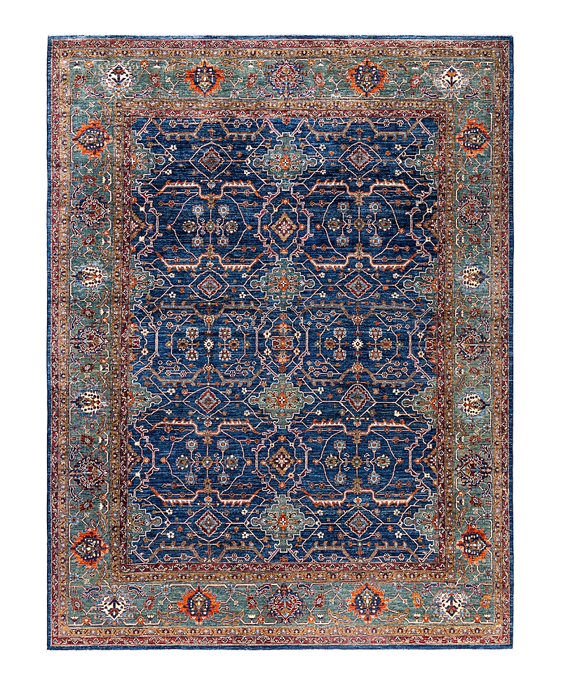 Bloomingdale's Serapi M0103-187 Area Rug, 9'2x11'11 In Blue
