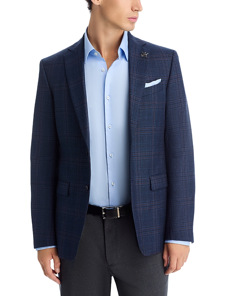John Varvatos Star Usa Slim Fit Plaid Sport Coat