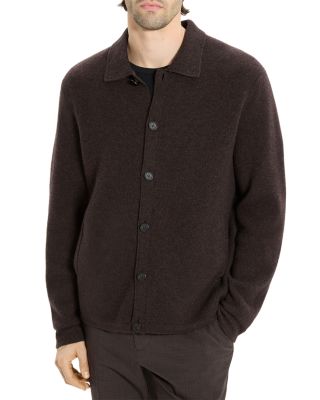Cameron Corded Cashmere Button Sweater