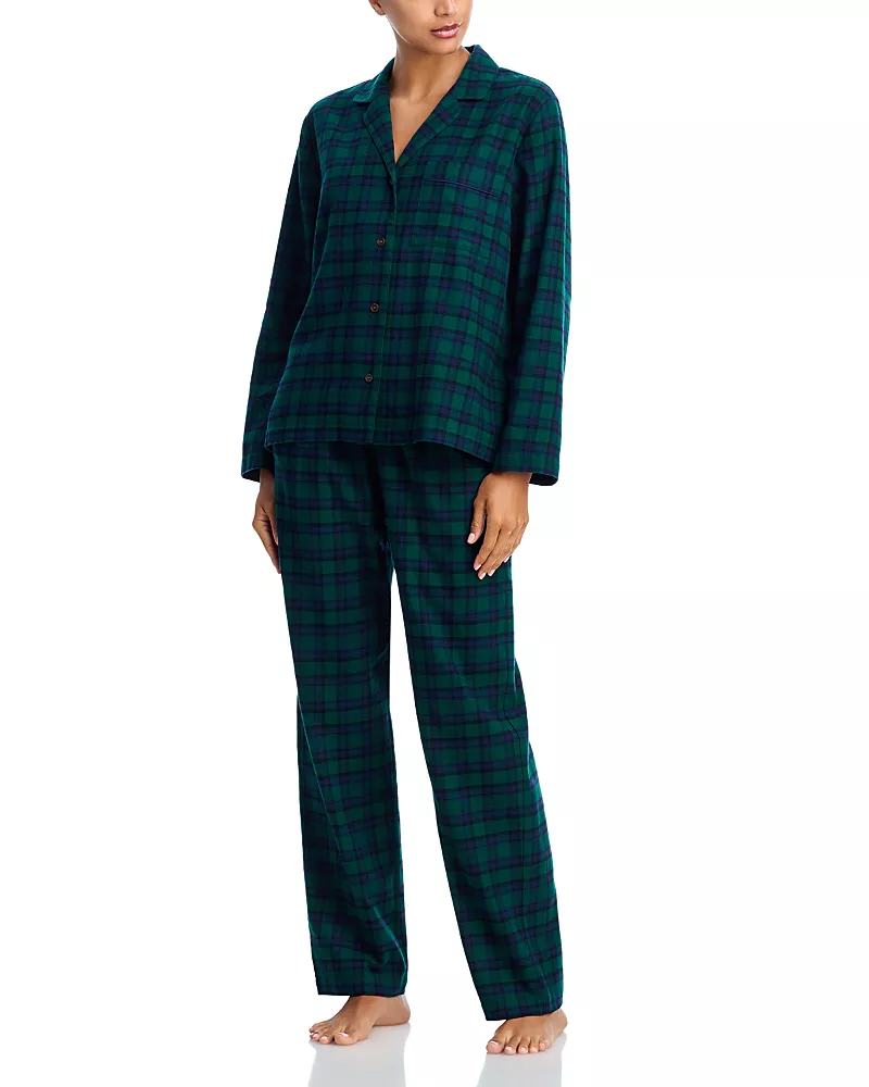Eberjey Flannel Long Holiday Pajama Set