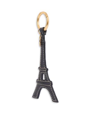 Paris Leather Keychain