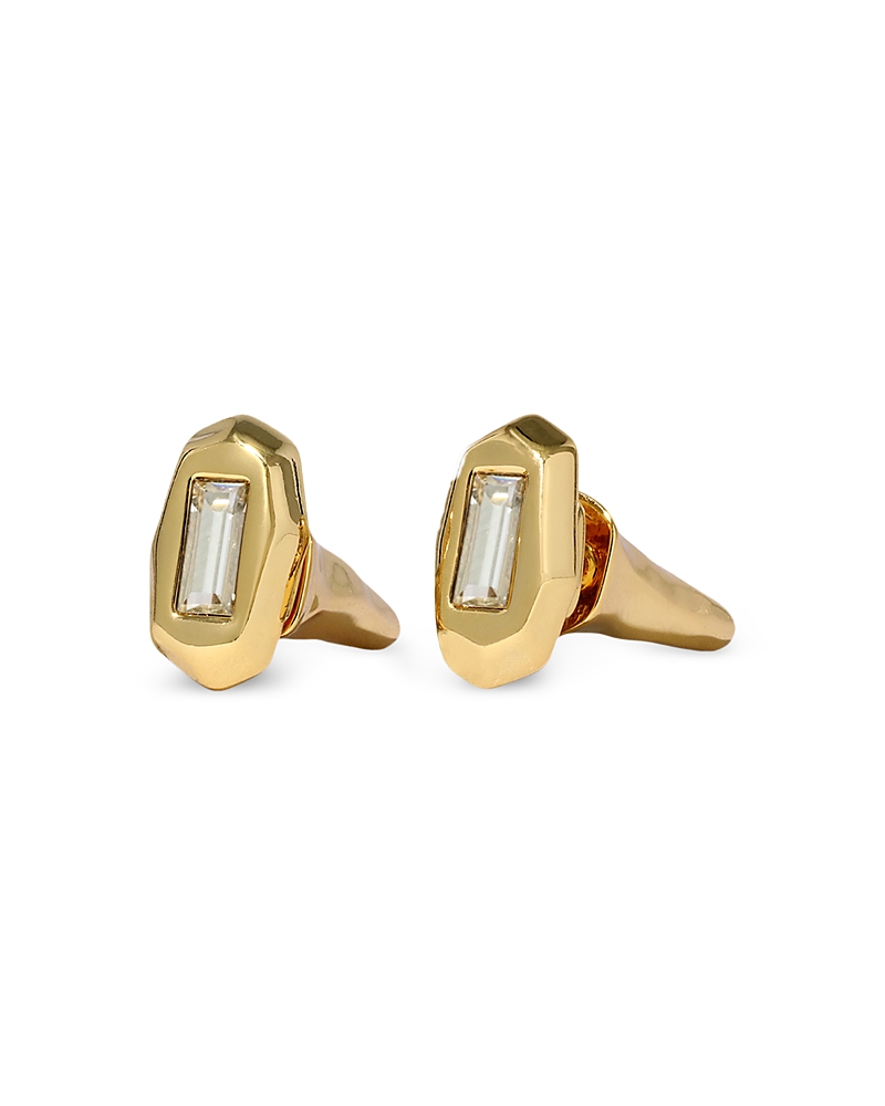 Alexis Bittar Alexis Bitar Faceted Crystal Stud Earrings In Gold