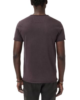 Raw Edge Beaded Skull Tee