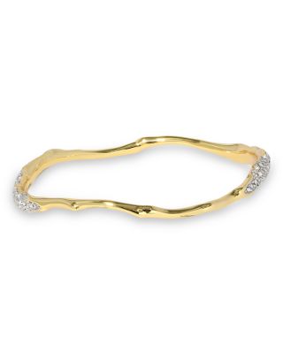 Solanales Crystal Skinny Bangle Bracelet 