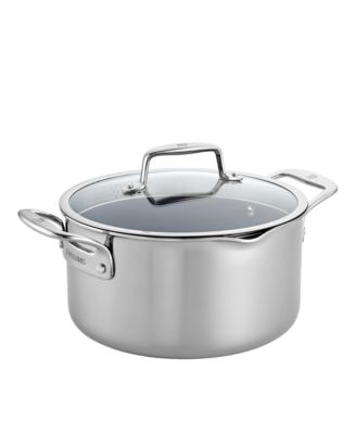 Clad CFX 6-qt Stainless Steel Ceramic Nonstick Dutch Oven 