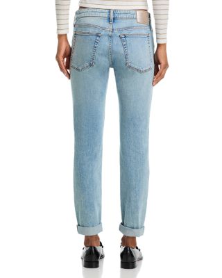 Dre Low Rise Slim Jeans in Daphne