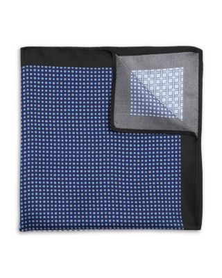 Geometric Quadrant Silk Pocket Square - Exclusive