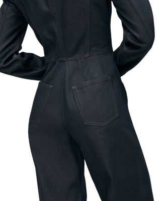 Alissa Denim Jumpsuit in Eternity