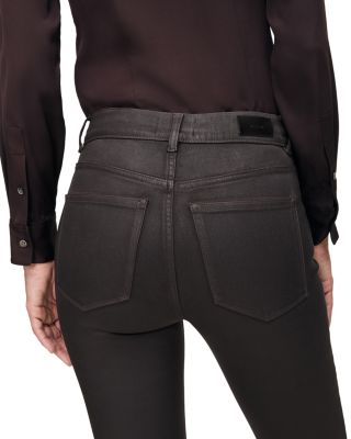 Bridget Boot High Rise Instasculpt™ Coated Jeans in Chocolate