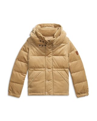 Boys' Convertible Corduroy Down Jacket - Big Kid