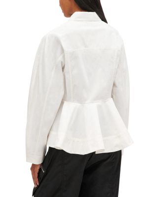 Stretch Peplum Shirt
