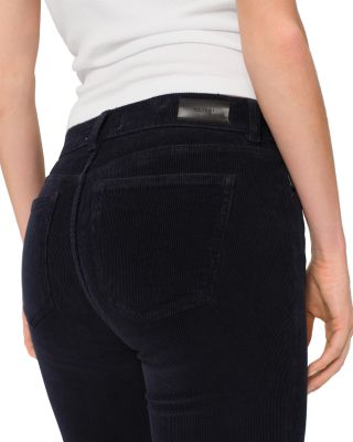 Mara Straight Mid Rise Instasculpt™ Ankle Corduroy Jeans in Glazed Blue