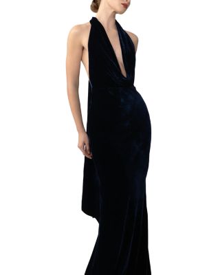 Pearl Velvet Gown