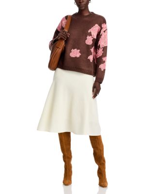 Floral Print Sweater