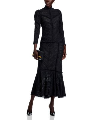 Mito Textured High Neck Top