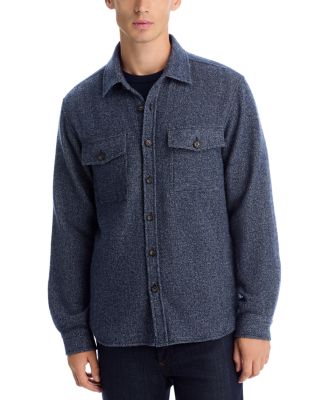 Wool Button Front Overshirt - Exclusive