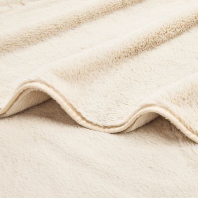 Rabbit Faux Fur Throw Blanket - Exclusive