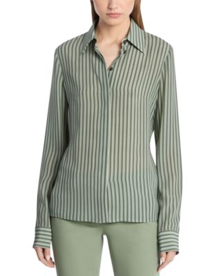 Striped Hansen Silk Shirt