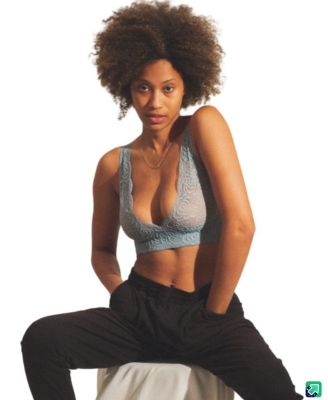 Soft V Lace Reversible Bralette