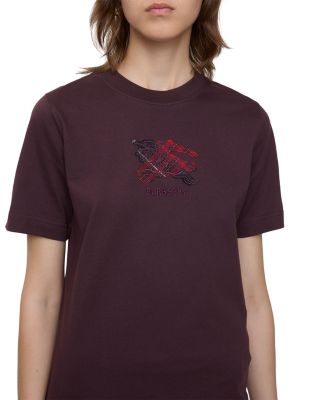 Frankie Check Cotton Tee