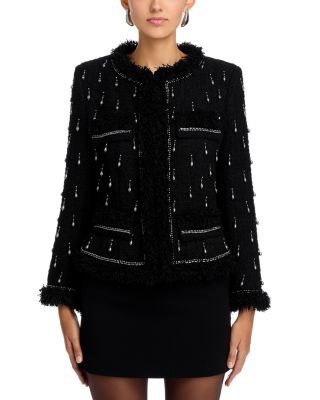 Hana Beaded Fringe Trim Jacket