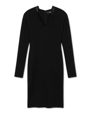 Stretch Crepe Midi Dress