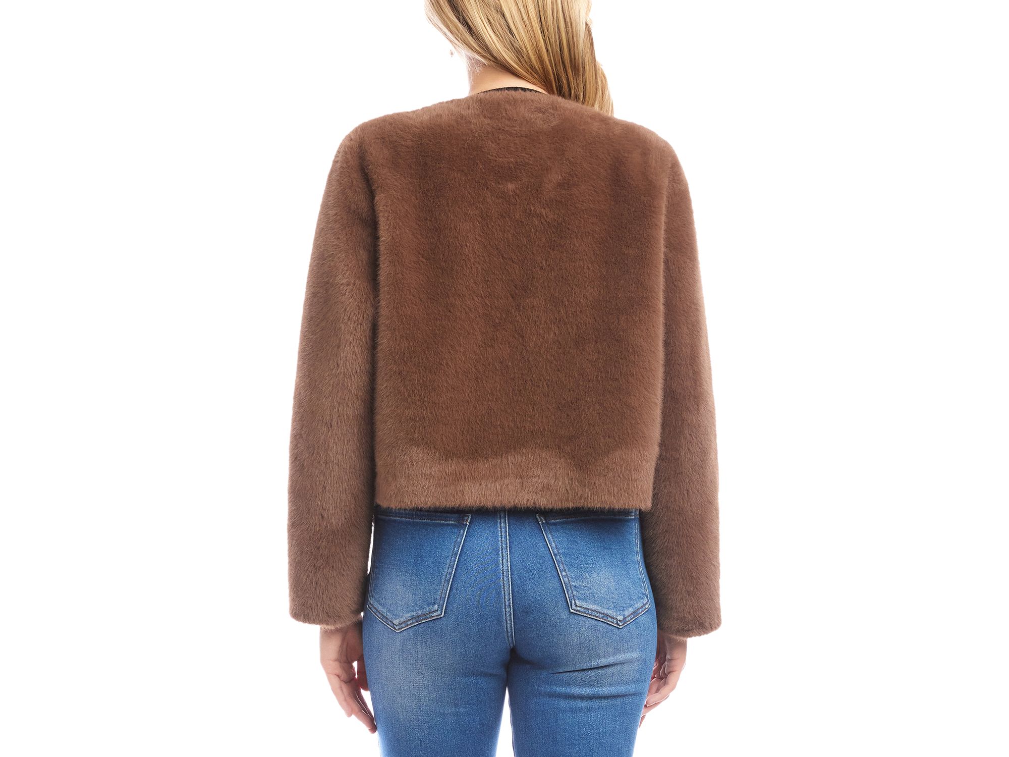Reversible Faux Fur Jacket — Image 4