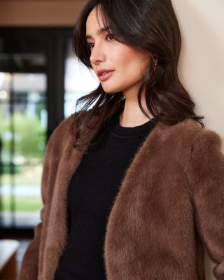 Reversible Faux Fur Jacket
