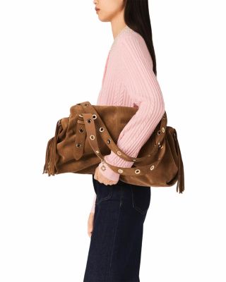 Mini Embellished Cable Knit Cardigan