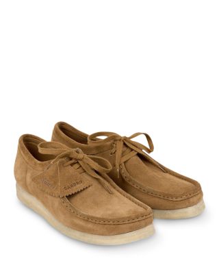 弱志 ☆ Clarks / WallabeeGTX Sand Suede Sandro x Clarks Originals Men's Wallabee Lace Up Loafers
