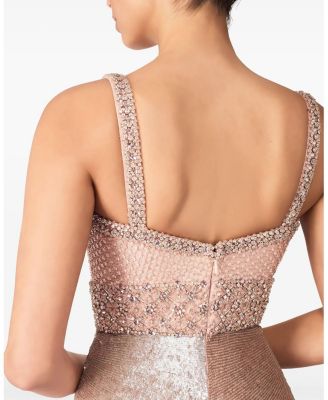  Only You Embellished Draped Maxi Dress