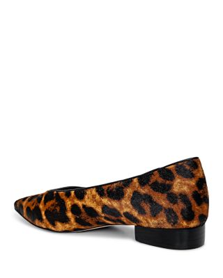 Women's Suzanne II Leopard Print Calf Hair Flats