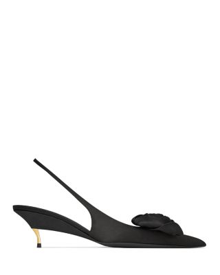 Women's Dakota Slingback Pumps in Leopard Silk Muslin