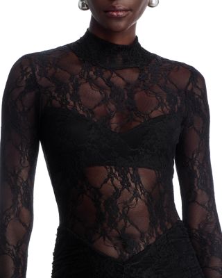 Drop Waist Lace Maxi Dress