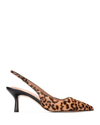 Women&#39;s Hansell Animal Print Calf Hair Slingback Pumps