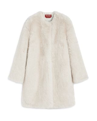 Max Mara Studio Eros Faux Fur Coat | Bloomingdale's