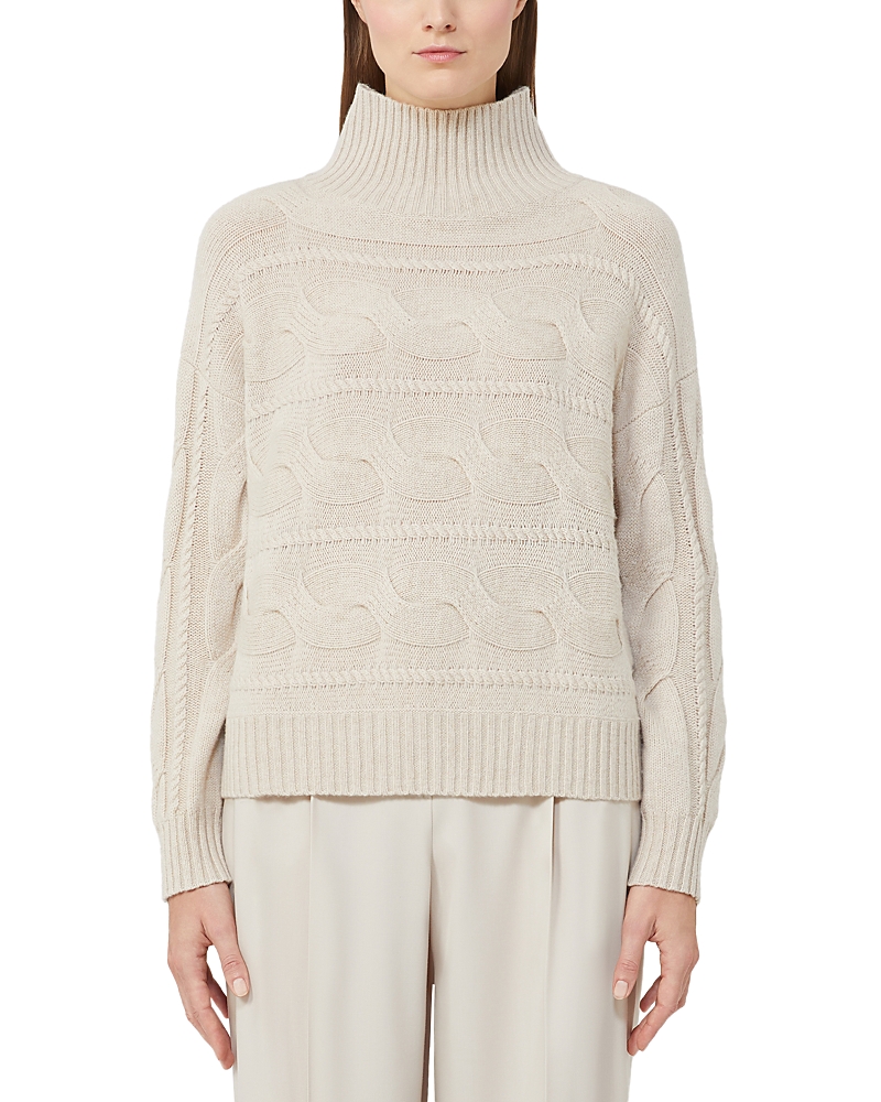 Max Mara Vodka Wool & Cashmere Sweater In Neutral
