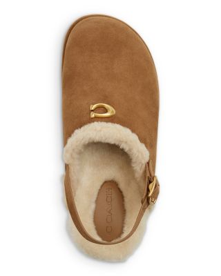 Women's Sculpted C Suede Platform Clogs