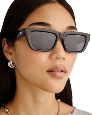 Le Castle D Frame Sunglasses, 54mm