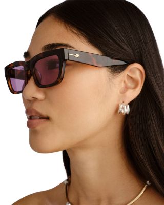 Le Castle D Frame Sunglasses, 54mm